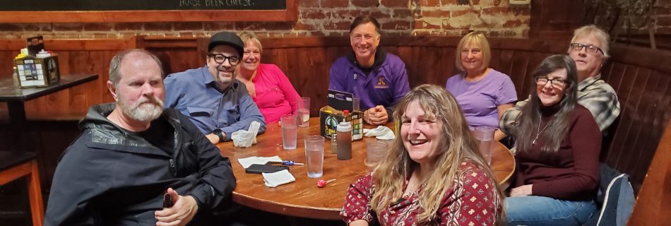 Hanging out in Livermore after the Royal Purple Degree